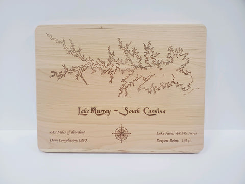 Lake Murray Cutting Board