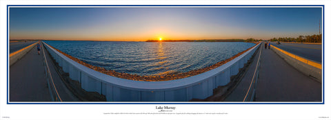 Lake Murray Dam Walkway by Bill Barley