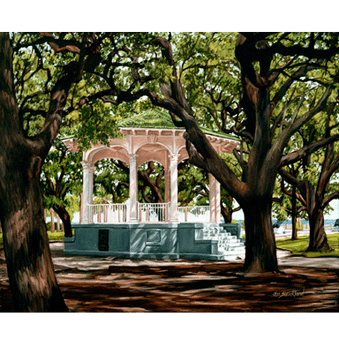 Gazebo at Battery Park by Jill Strickland